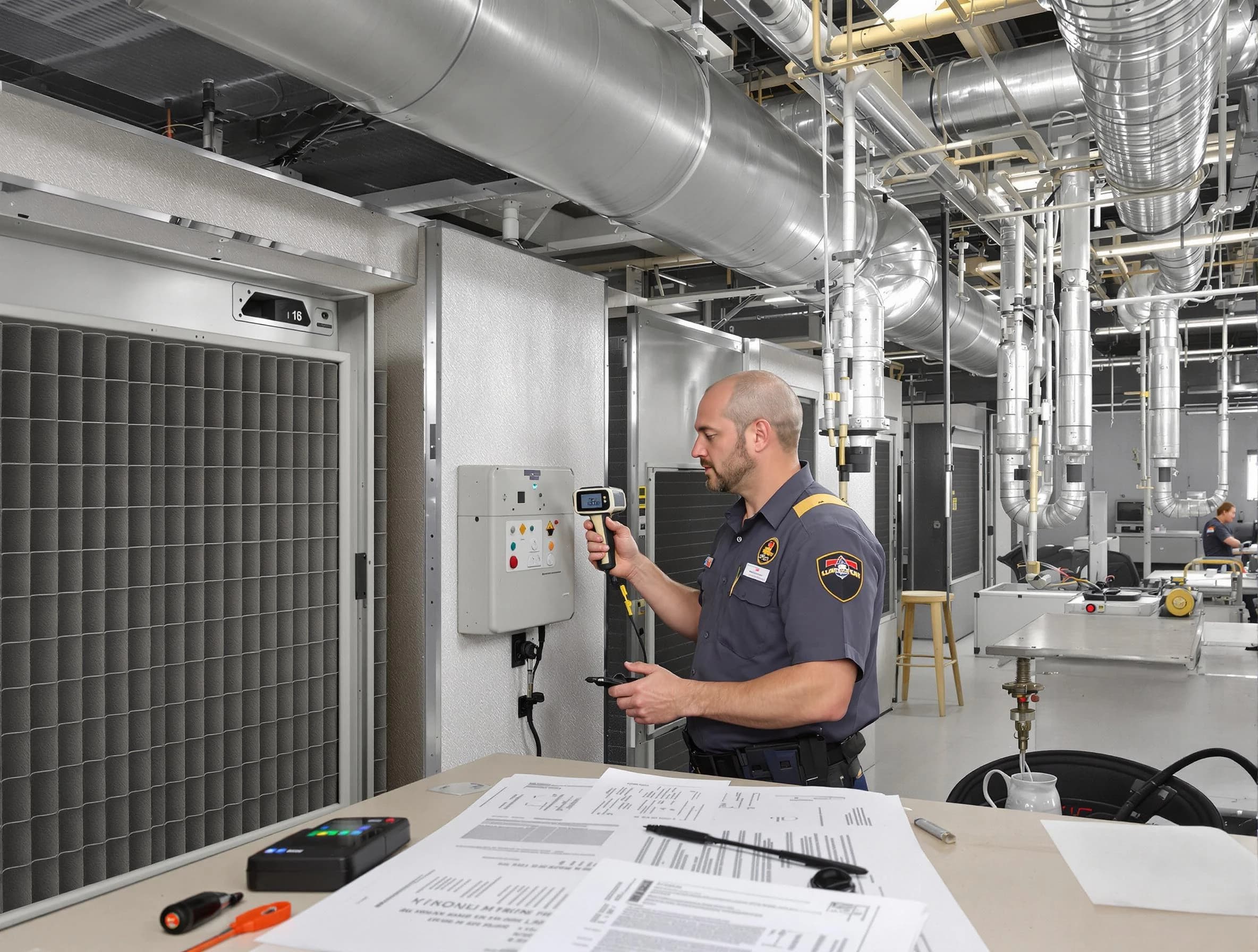 Professional filter system inspection by Lake Forest Air Duct Cleaning in Lake Forest