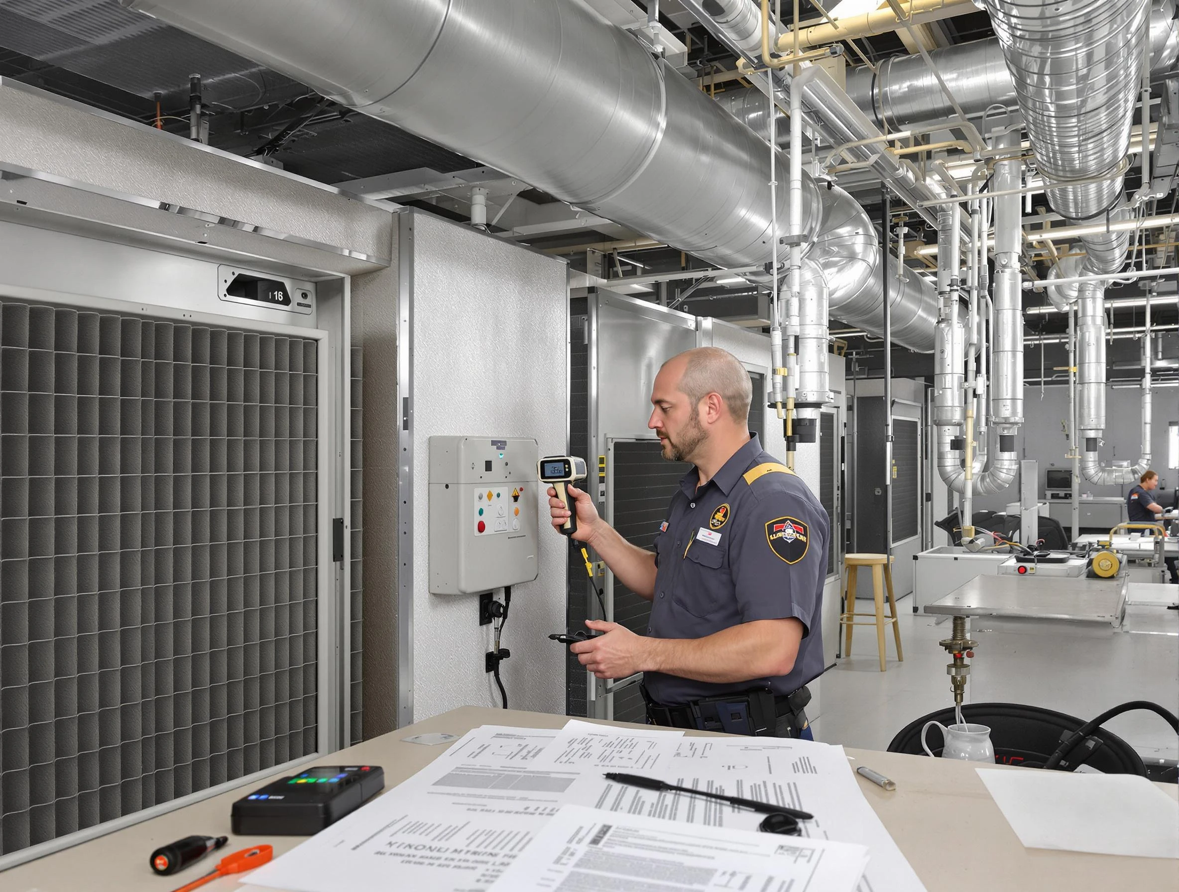 Professional filter system inspection by Lake Forest Air Duct Cleaning in Lake Forest